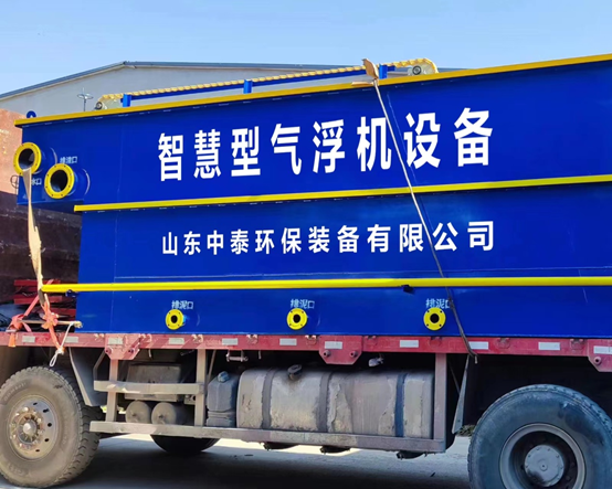大蝦養(yǎng)殖尾水處理設(shè)備山東中泰環(huán)保氣浮機有何優(yōu)勢（2）